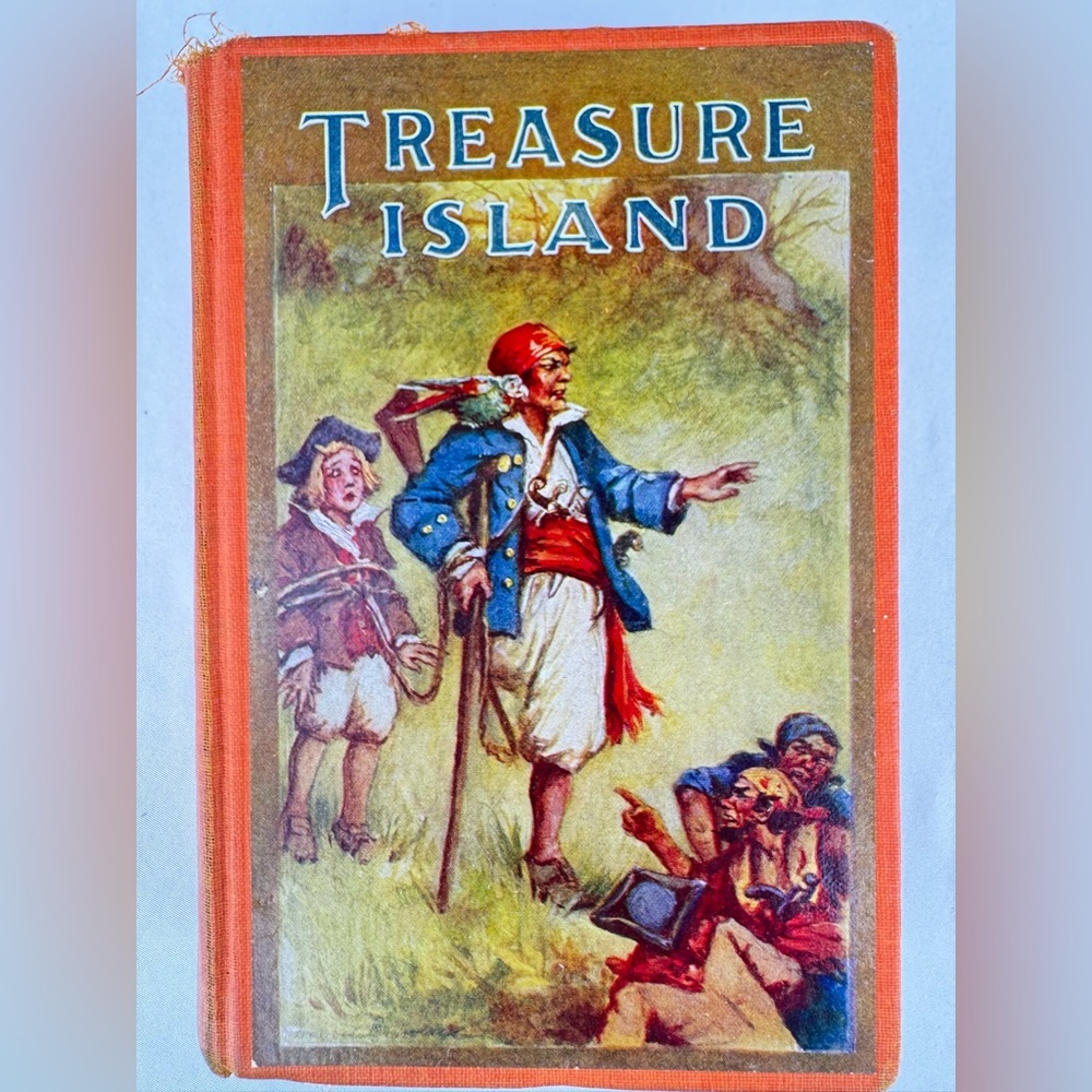 Vintage 1924 Edition Treasure Island Novel